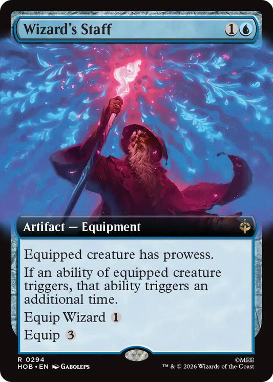 Wizard's Staff (Extended Art) [HOB - 294] - Shippin Texas