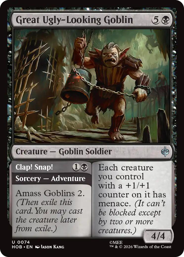 (Preorder) Great Ugly-Looking Goblin (Showcase) (Surge Foil) [HOB - 259] - Shippin Texas