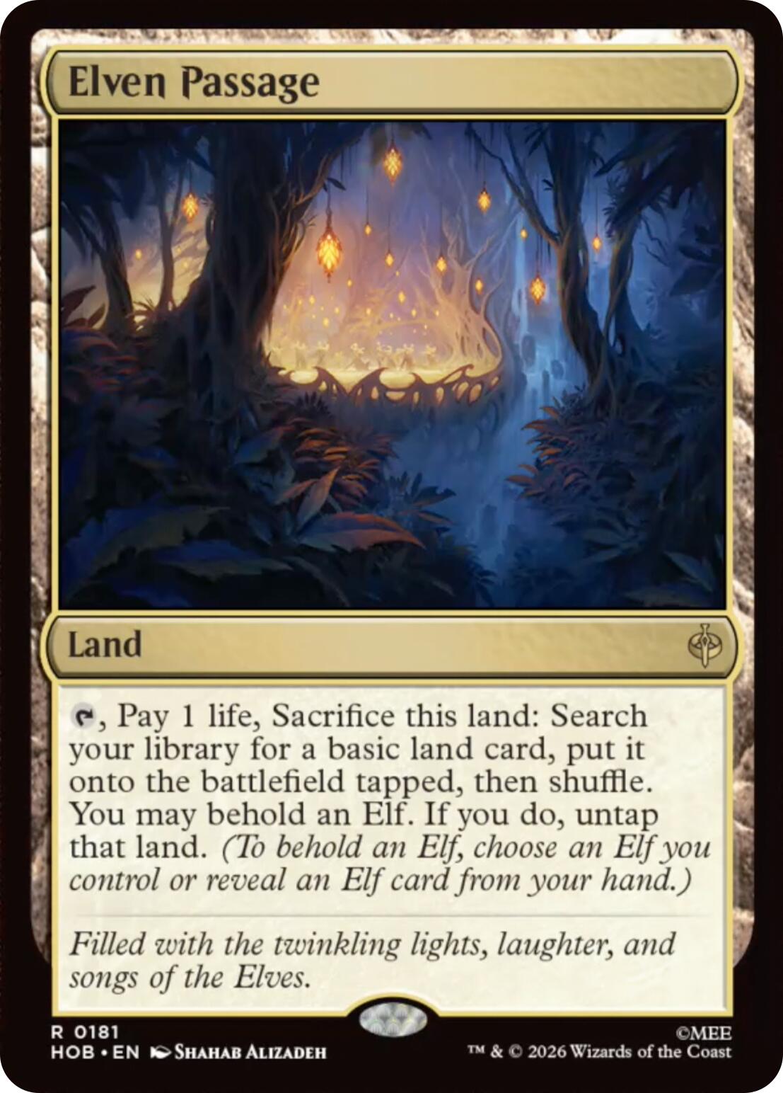 (Preorder) Elven Passage [HOB - 181] - Shippin Texas