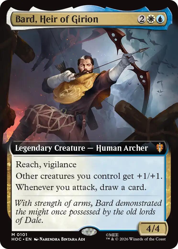 Bard, Heir of Girion (Extended Art) [HOC - 101] - Shippin Texas
