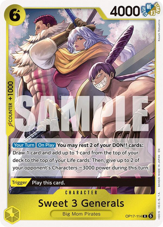 Sweet 3 Generals [OP17 - OP17-114] - Shippin Texas