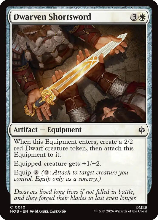 Dwarven Shortsword [HOB - 10] - Shippin Texas