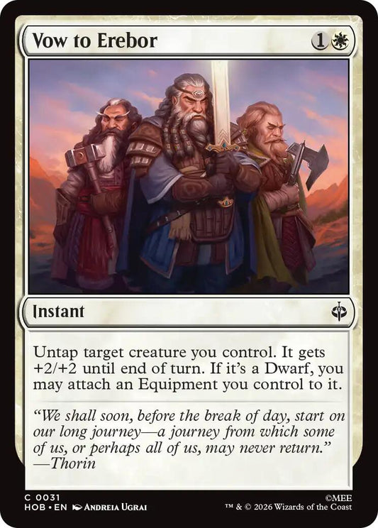Vow to Erebor [HOB - 31] - Shippin Texas