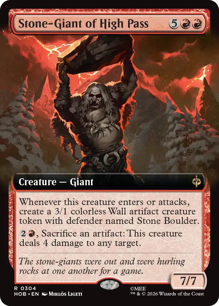 (Preorder) Stone-Giant of High Pass (Extended Art) [HOB] - Shippin Texas