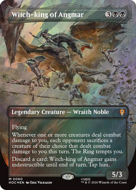 Witch-king of Angmar (Borderless) (Surge Foil) [HOC - 60] - Shippin Texas