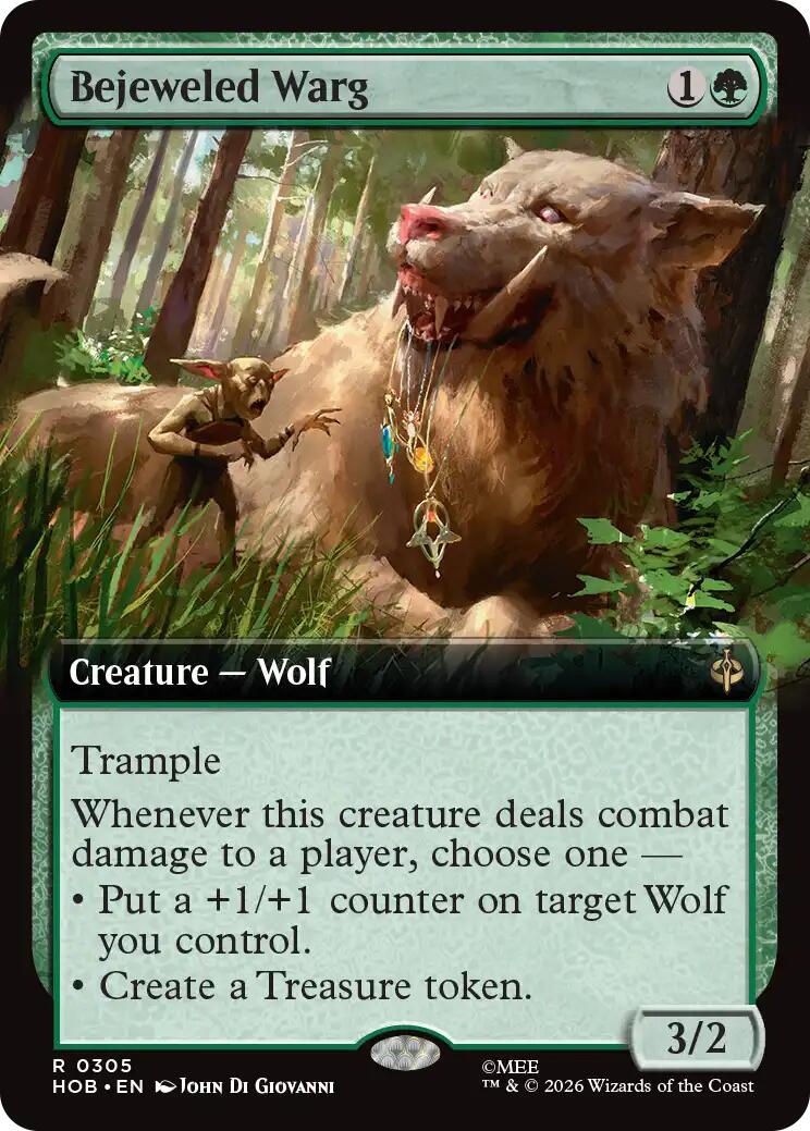 (Preorder) Bejeweled Warg (Extended Art) [HOB] - Shippin Texas