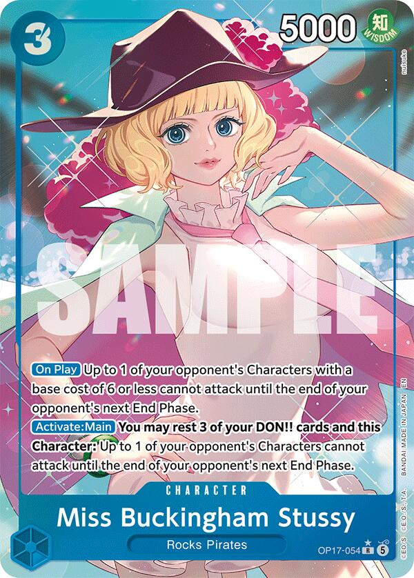 Miss Buckingham Stussy (Alternate Art) [OP17 - OP17-054] - Shippin Texas