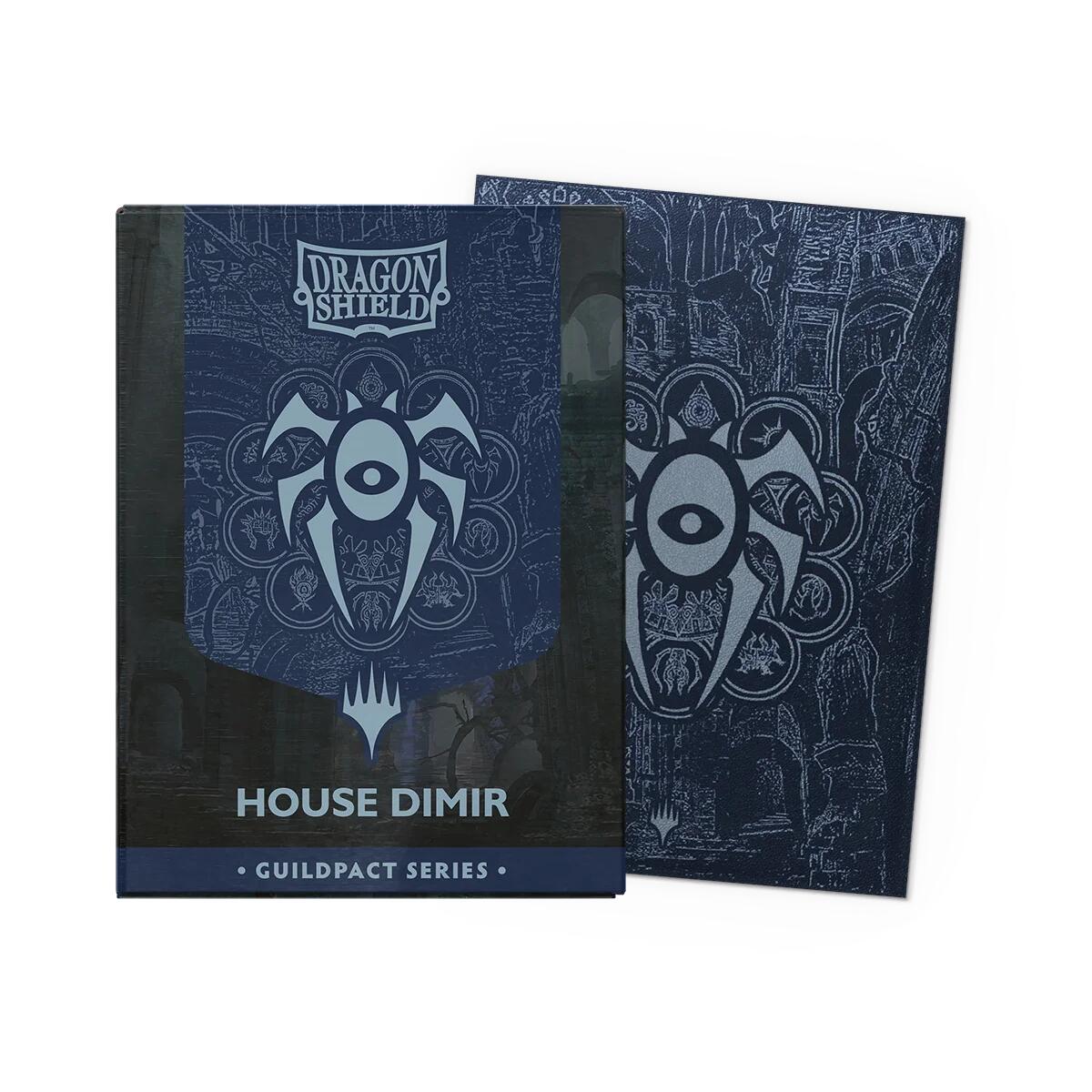 Dragon Shield Guildpact Series Dual Matte: Standard Art Sleeves - House Dimir (100-Pack)