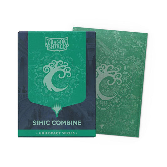 Dragon Shield Guildpact Series Dual Matte: Standard Art Sleeves - Simic Combine (100-Pack) - Shippin Texas