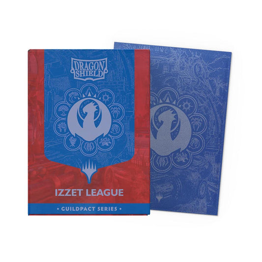Dragon Shield Guildpact Series Dual Matte: Standard Art Sleeves - Izzet League (100-Pack) - Shippin Texas
