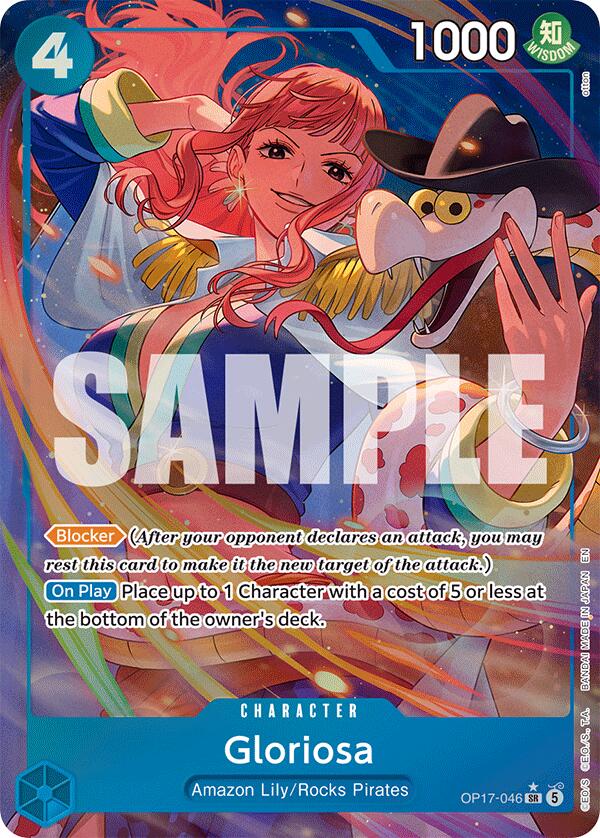 Gloriosa (Alternate Art) [OP17 - OP17-046] - Shippin Texas