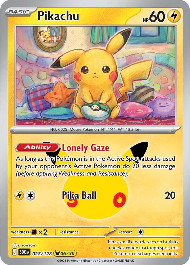 Pikachu - 028/128 [30C - 028/128] - Shippin Texas