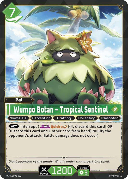 Wumpo Botan - Tropical Sentinel [BP01 - EBP01-062] - Shippin Texas