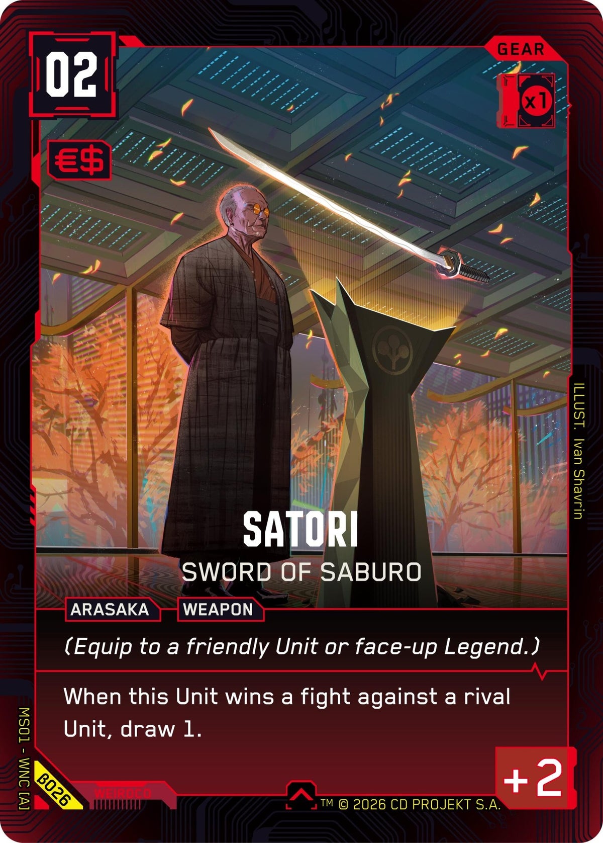 Satori - Sword of Saburo [B026] - Shippin Texas