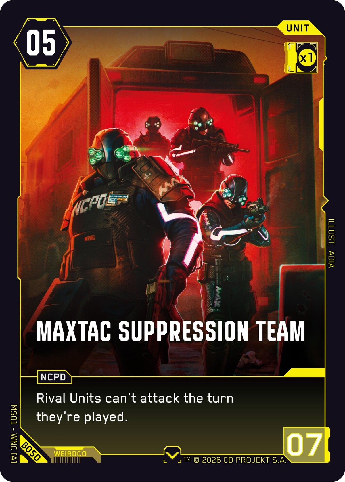 MaxTac Suppression Team [B050] - Shippin Texas