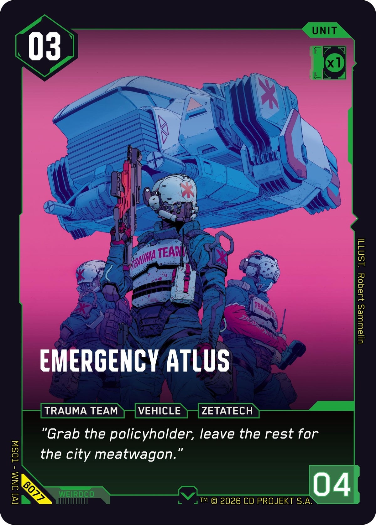 Emergency Atlus [B077] - Shippin Texas