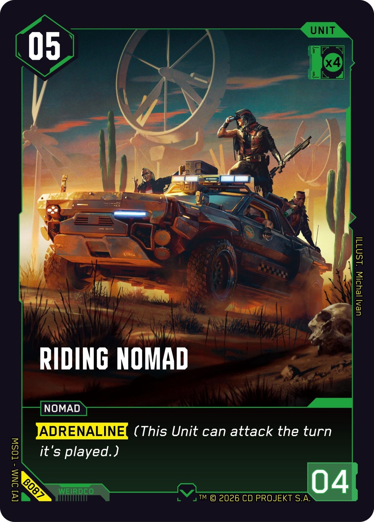 Riding Nomad [B087] - Shippin Texas