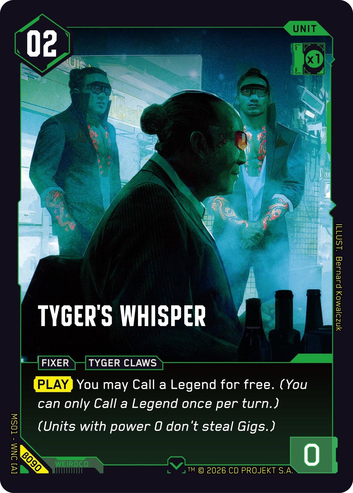 Tyger's Whisper [B090] - Shippin Texas