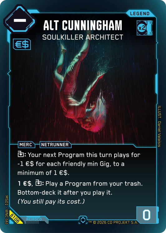 Alt Cunningham - Soulkiller Architect (Rare) - Shippin Texas
