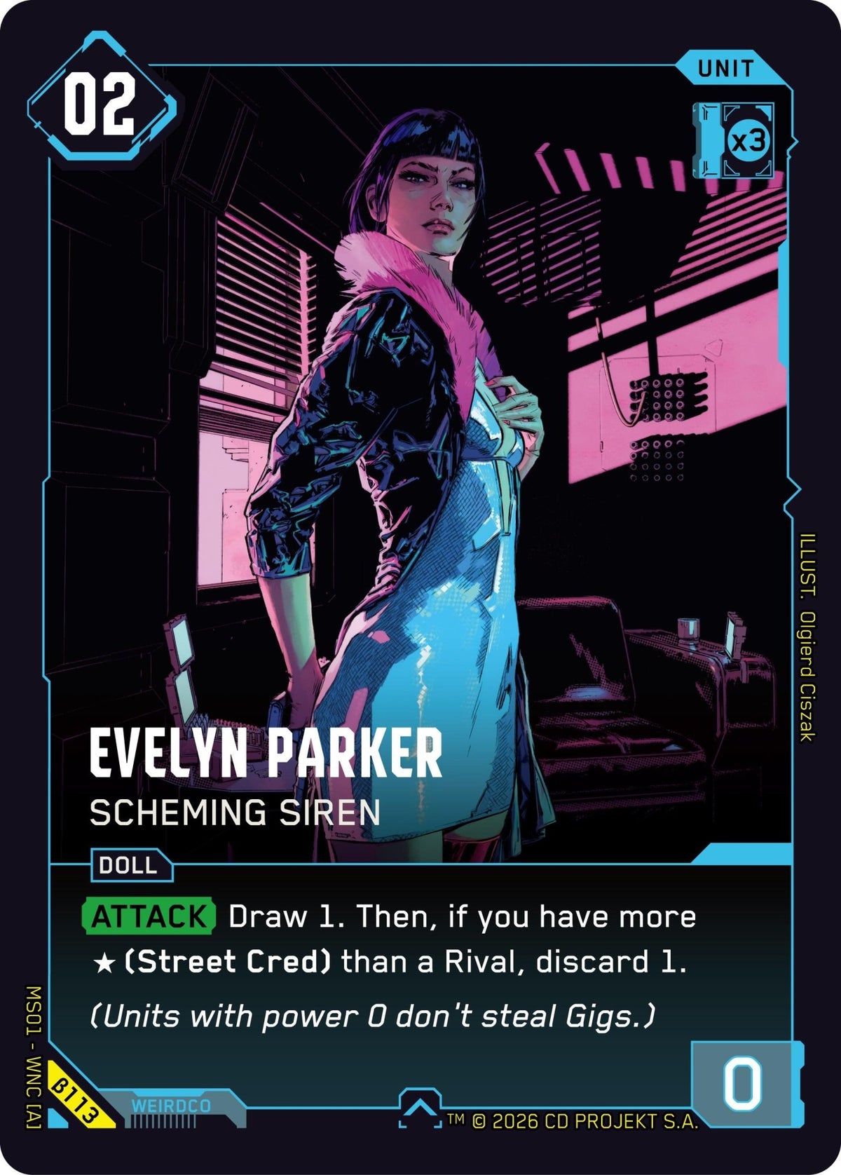 Evelyn Parker - Scheming Siren [B113] - Shippin Texas