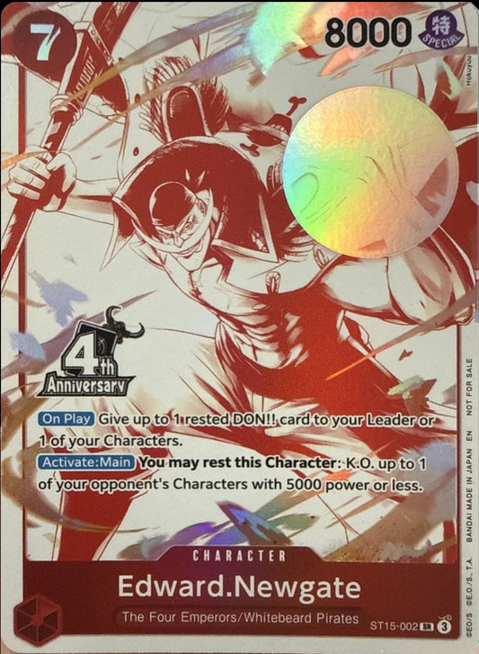 Edward.Newgate (4th Anniversary Treasure Campaign Pack) [OP-PR] - Shippin Texas