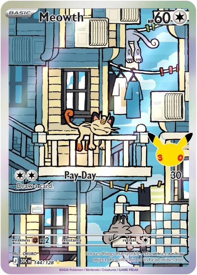Meowth - 144/128 [30C - 144/128] - Shippin Texas