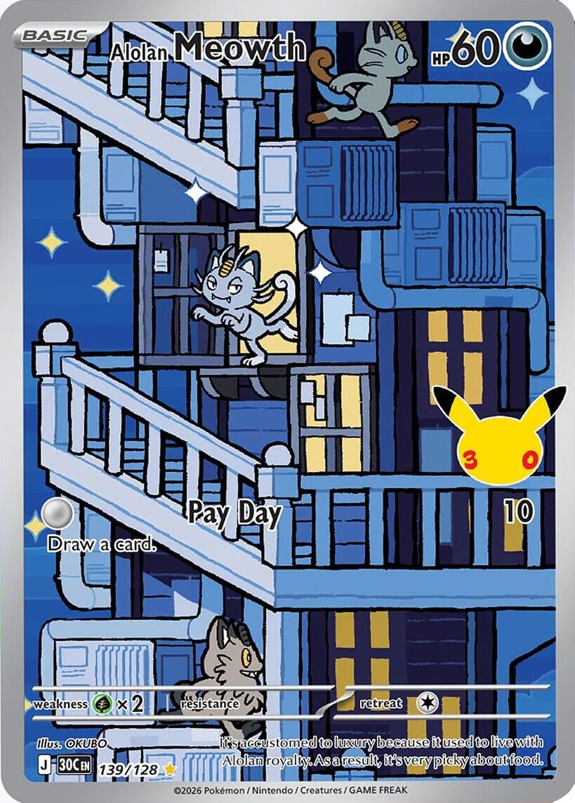 Alolan Meowth - 139/128 [30C - 139/128] - Shippin Texas