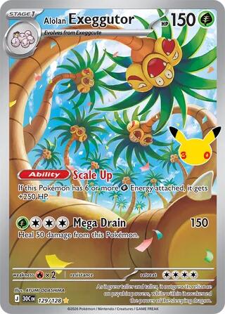 Alolan Exeggutor - 129/128 [30C - 129/128] - Shippin Texas