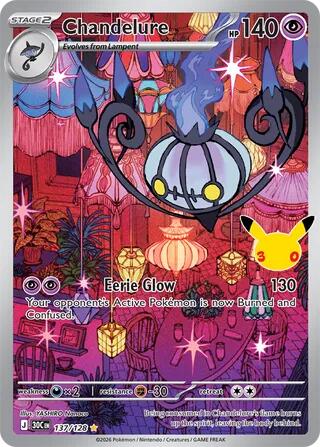 Chandelure - 137/128 [30C - 137/128] - Shippin Texas