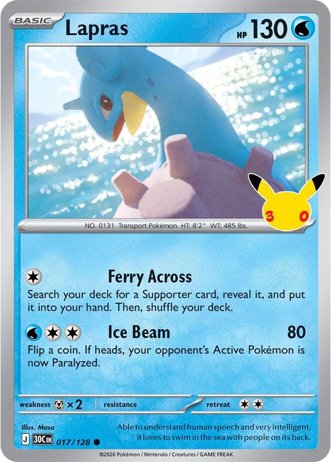 Lapras - 017/128 [30C] - Shippin Texas