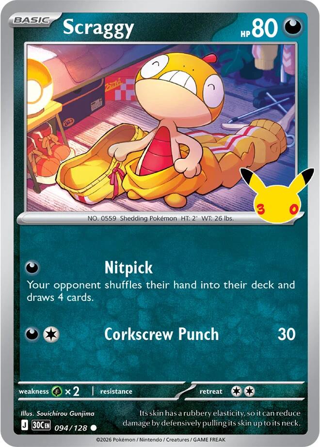 Scraggy - 094/128 [30C - 094/128] - Shippin Texas