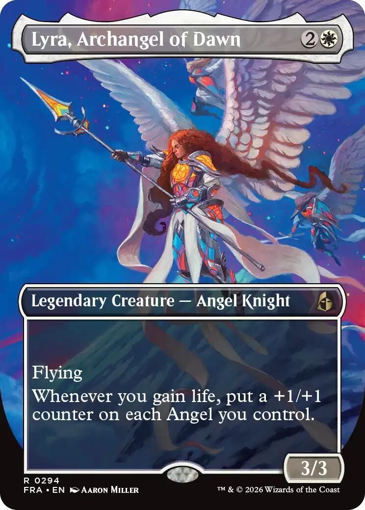 (Preorder) Lyra, Archangel of Dawn (Borderless) [FRA - 294] - Shippin Texas