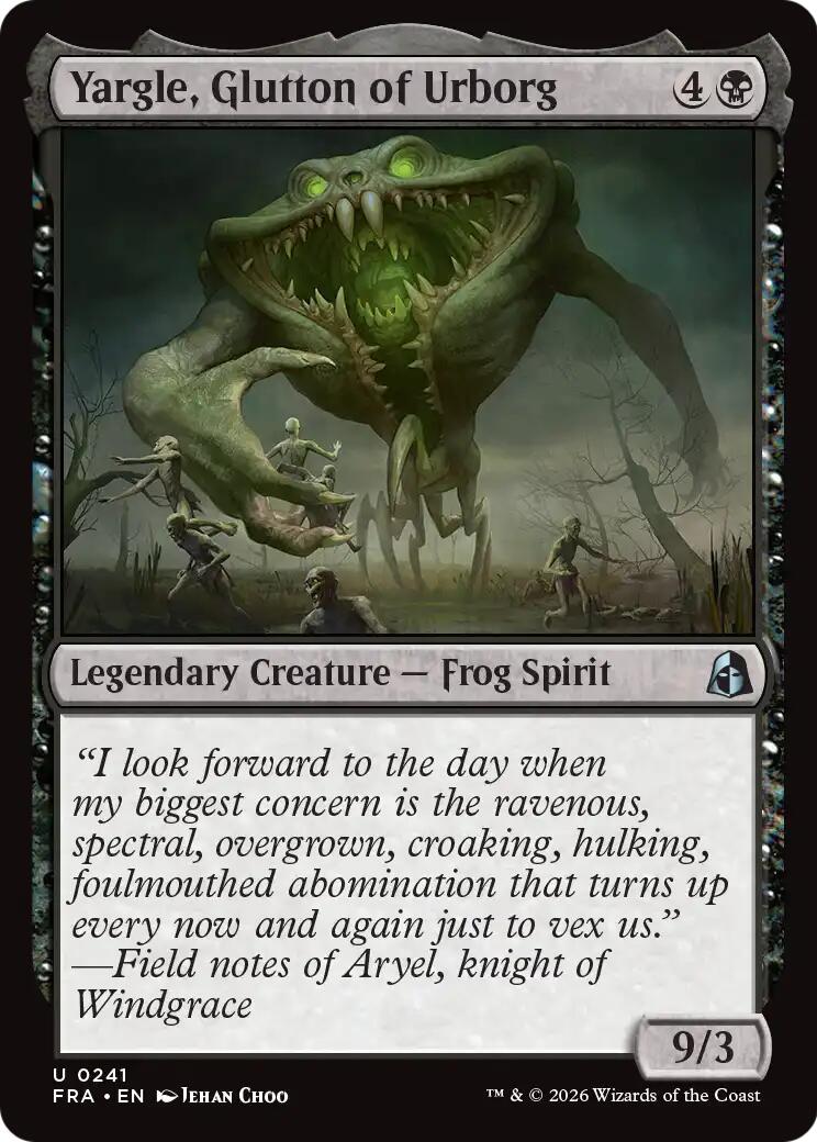 (Preorder) Yargle, Glutton of Urborg [FRA - 241] - Shippin Texas