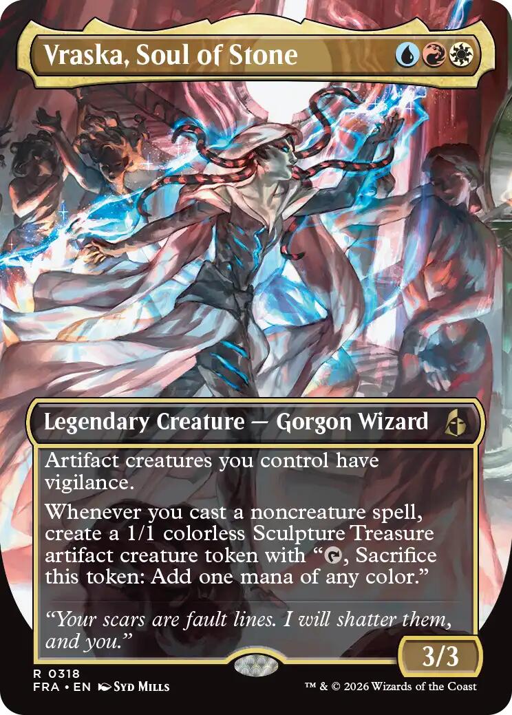 (Preorder) Vraska, Soul of Stone (Borderless) [FRA - 318] - Shippin Texas