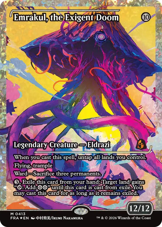 Emrakul, the Exigent Doom (Showcase) (Fracture Foil) [FRA - 413] - Shippin Texas