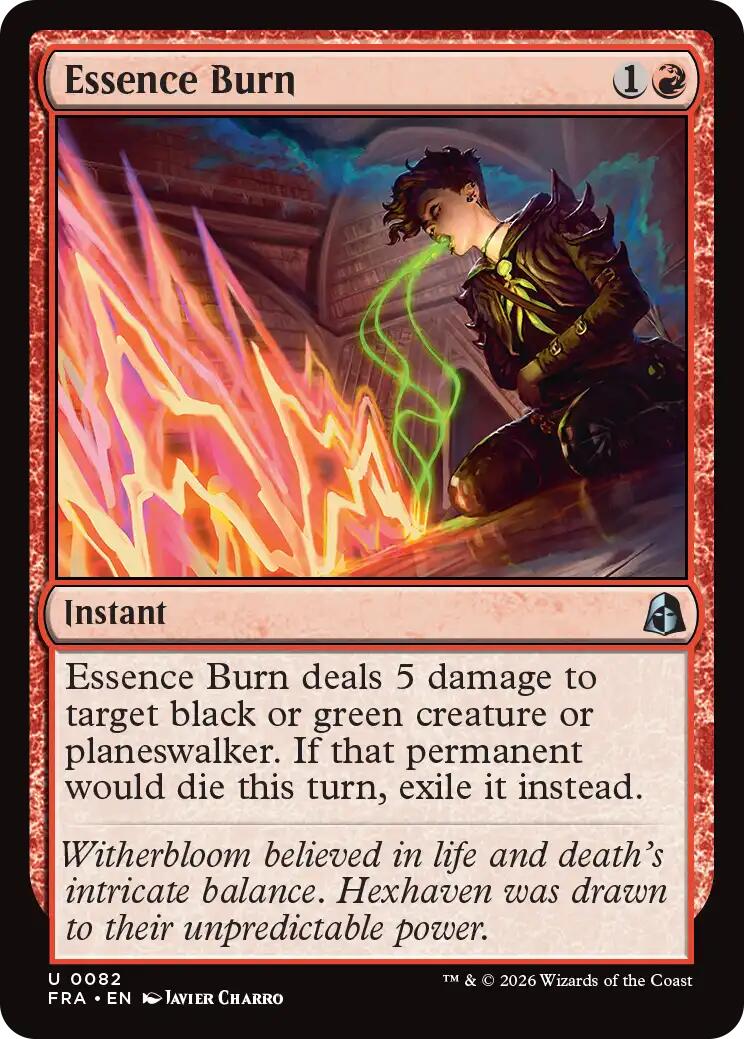 Essence Burn [FRA - 82] - Shippin Texas