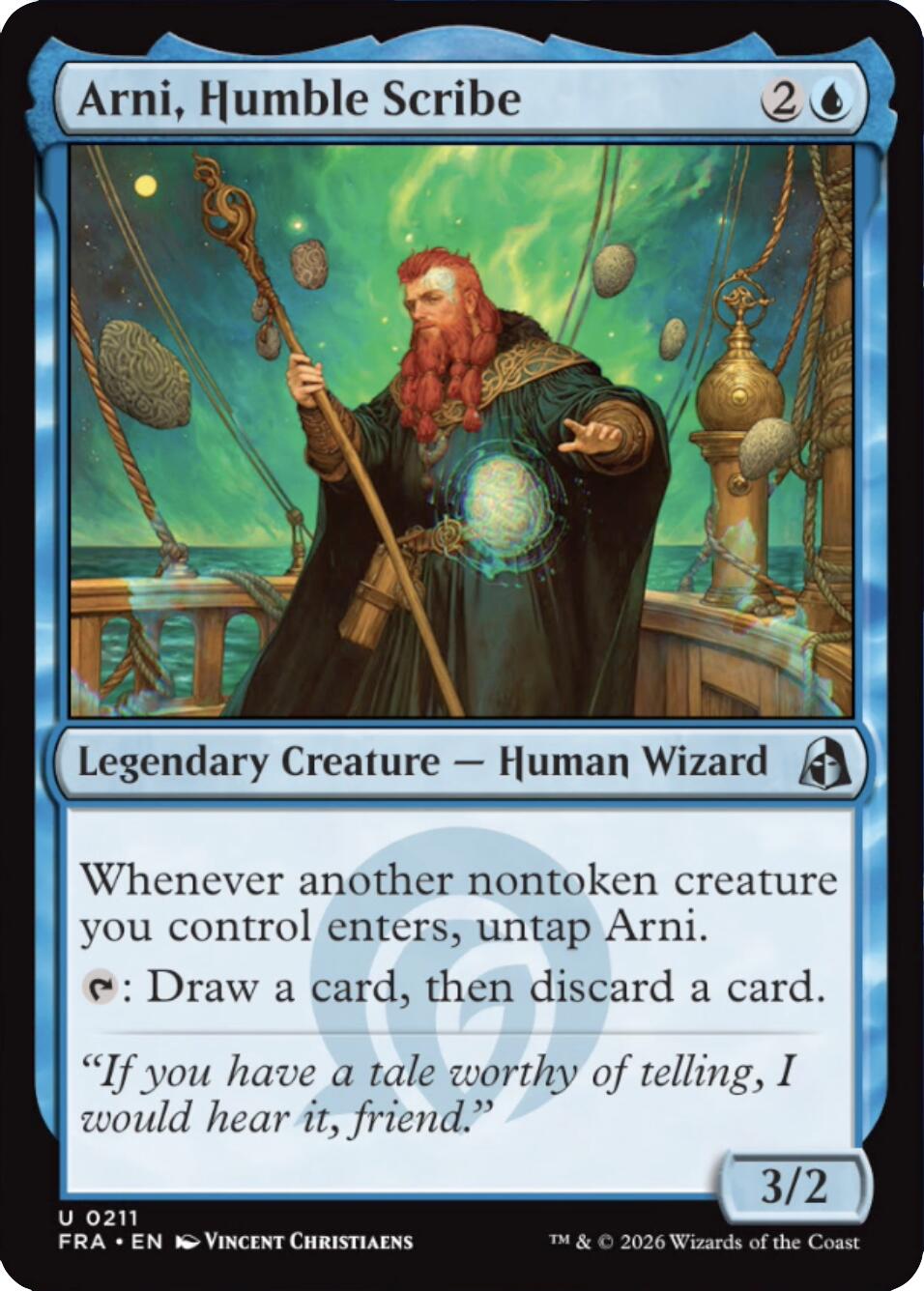 Arni, Humble Scribe [FRA - 211] - Shippin Texas