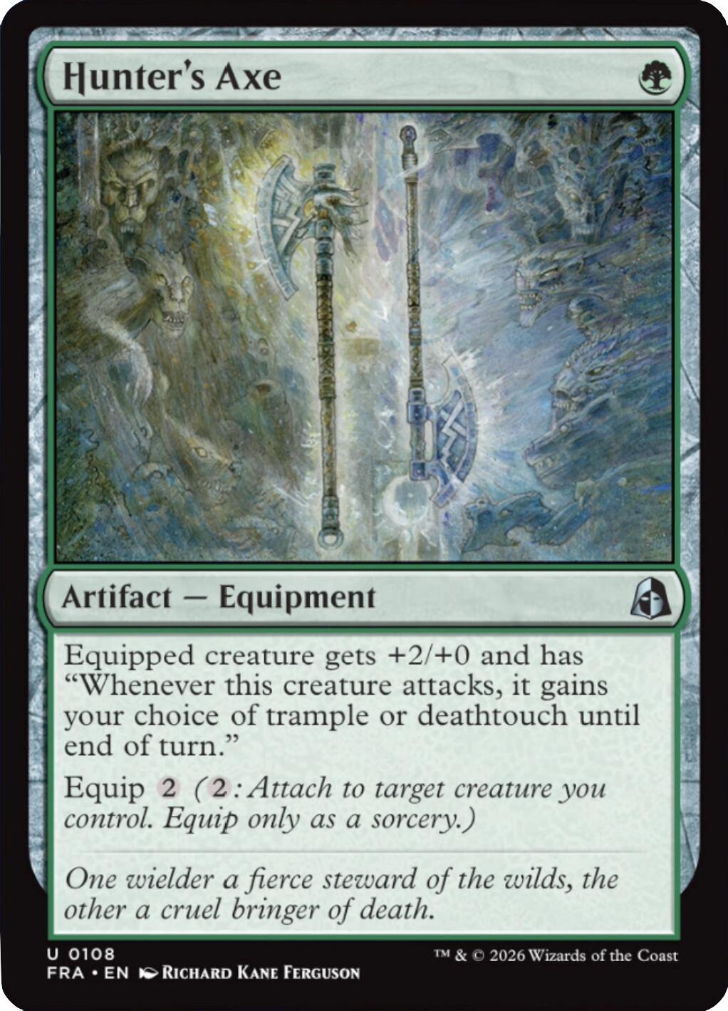 (Preorder) Hunter's Axe [FRA - 108] - Shippin Texas