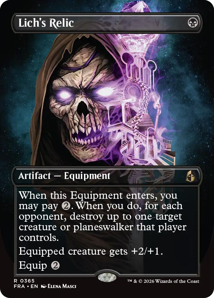 (Preorder) Lich's Relic (Borderless) [FRA - 365] - Shippin Texas