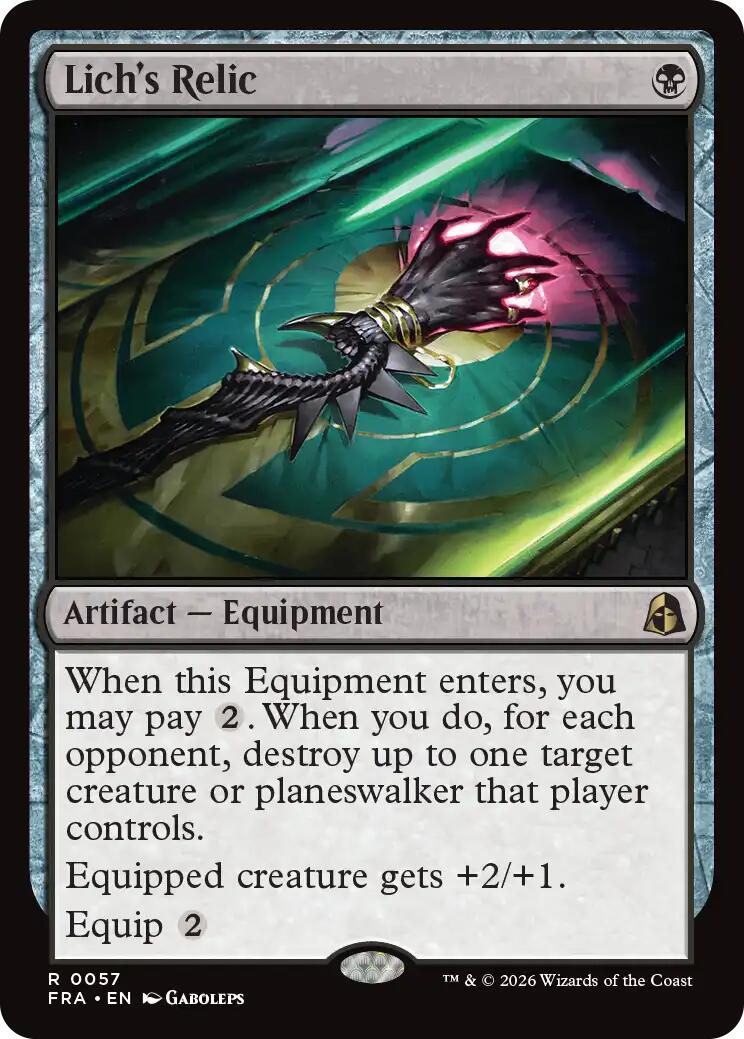 Lich's Relic [FRA - 57] - Shippin Texas