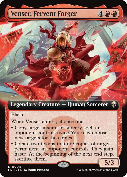 Venser, Fervent Forger (Extended Art) [FRC - 94] - Shippin Texas
