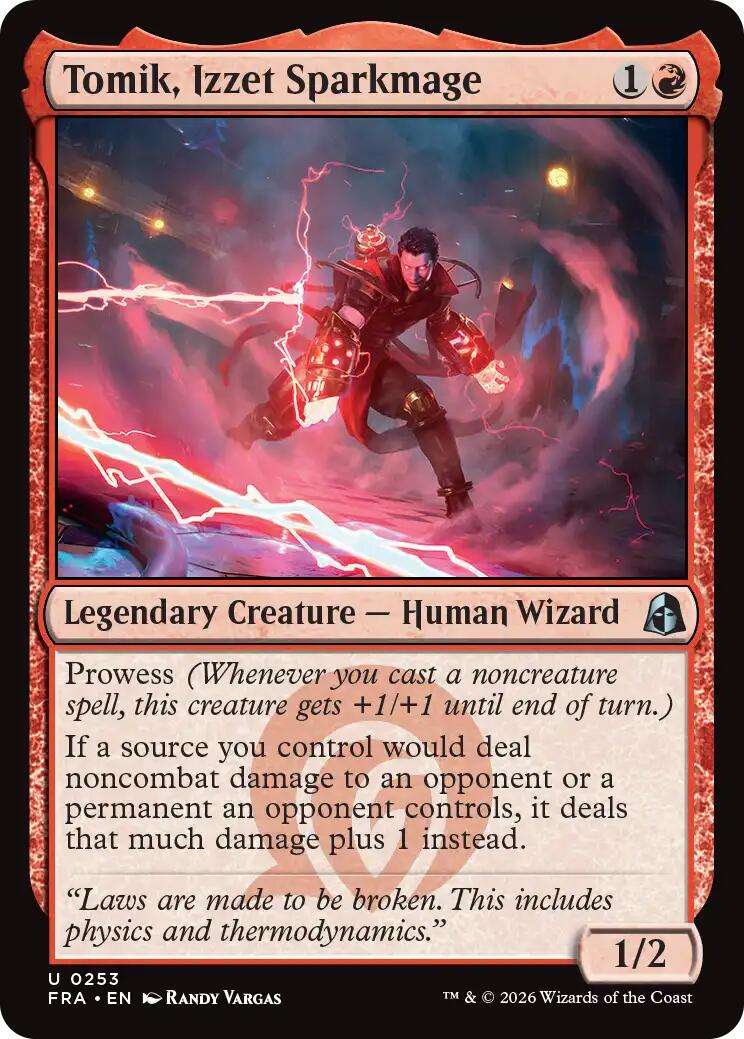 (Preorder) Tomik, Izzet Sparkmage [FRA - 253] - Shippin Texas