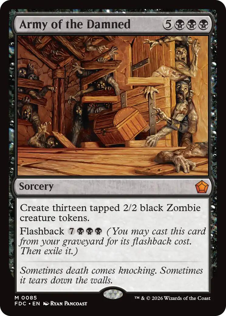 Army of the Damned [FDC - 85] - Shippin Texas