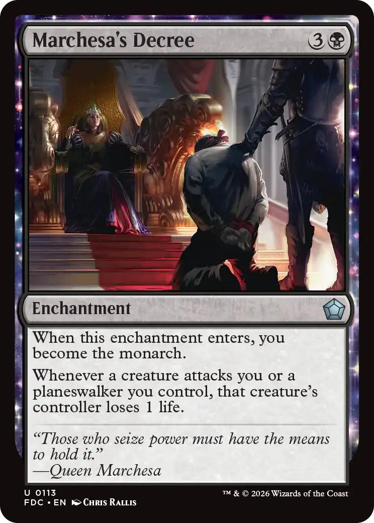 Marchesa's Decree [FDC - 113] - Shippin Texas