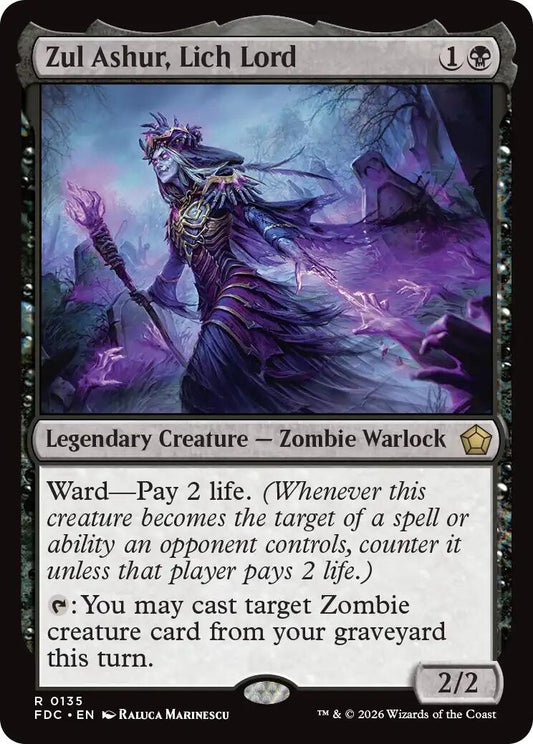 Zul Ashur, Lich Lord [FDC - 135] - Shippin Texas
