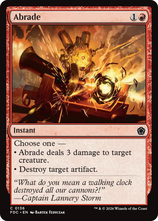 Abrade [FDC - 136] - Shippin Texas