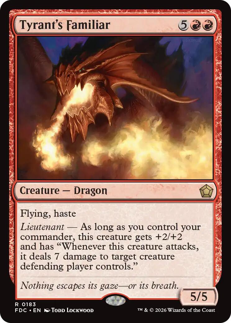 Tyrant's Familiar [FDC - 183] - Shippin Texas