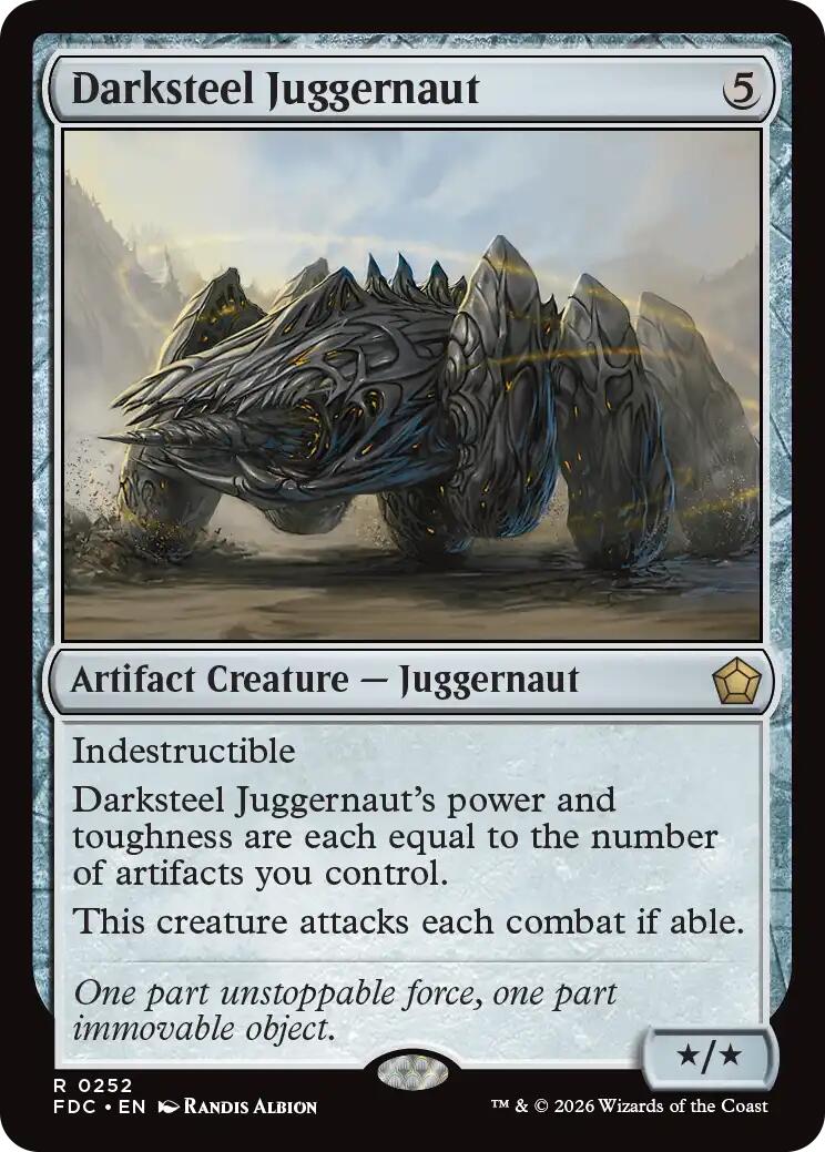 Darksteel Juggernaut [FDC - 252] - Shippin Texas