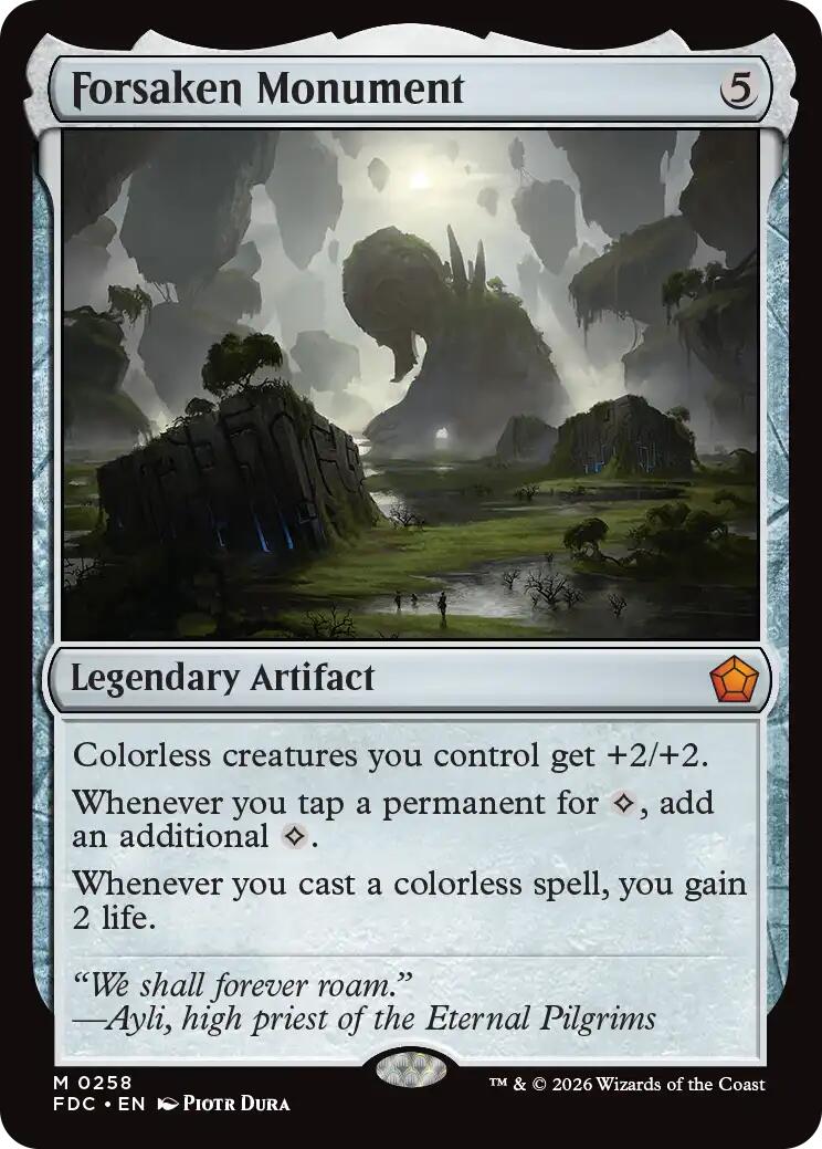 Forsaken Monument [FDC - 258] - Shippin Texas