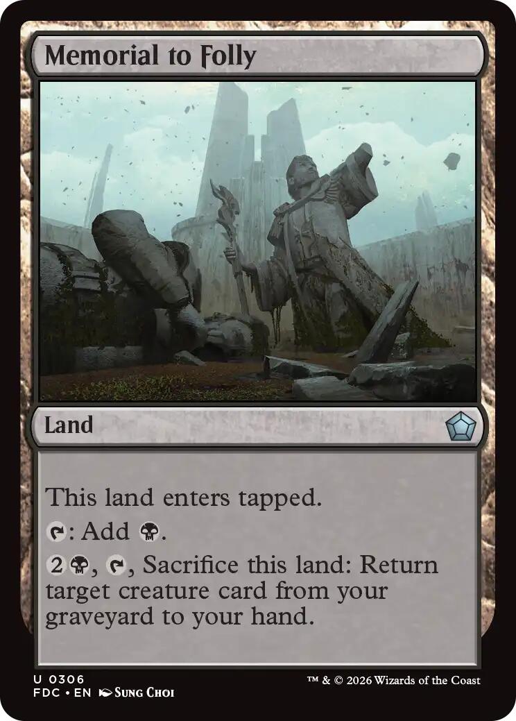 Memorial to Folly [FDC - 306] - Shippin Texas